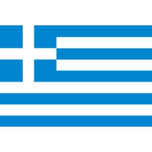 ギリシア代表 応援 ギリシャ国旗 卓上旗サイズ 16×24cm 高級テトロン製 サッカー 応援 鳴り...