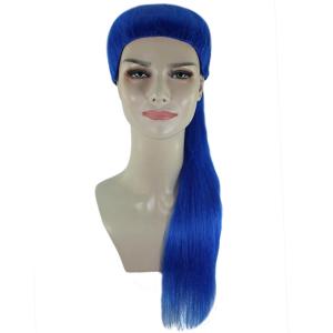 Wigs2you 仮装 ウィッグ H-3847 ブルー ロング ポニーテール フルウィッグ コスプレ  かつら 女装 男装 双子コーデ パーティーウィッグ  スタンダード Mサイズ