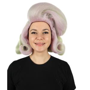 女性用ウェーブヘアマルチカラーウィッグ、フルウ...の詳細画像1