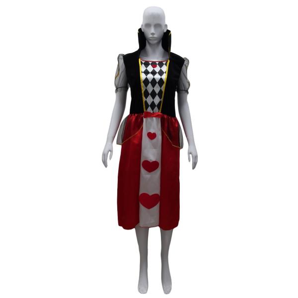 不思議の国のアリス ハートの女王風 JCP-123 衣装一式 コスプレ 衣装 コスチューム ハロウィ...