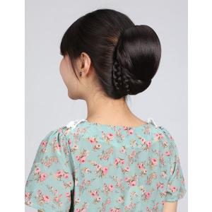 和装シニヨン 和風 W-8428 結婚式 花火 浴衣 着物 オリジナル ヘアピース 団子ウィッグ シニヨン かつら