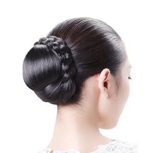 和装シニヨン 和風 W 8455 結婚式 花火 浴衣 着物 オリジナル ヘアピース 団子ウィッグ シニヨン かつら
