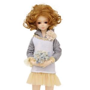 レビュープレゼント Super Dollfie スーパードルフィー　BJD 60cm人形・ドール用ウィッグ かつら おもちゃ　WD60-017｜wigs2you