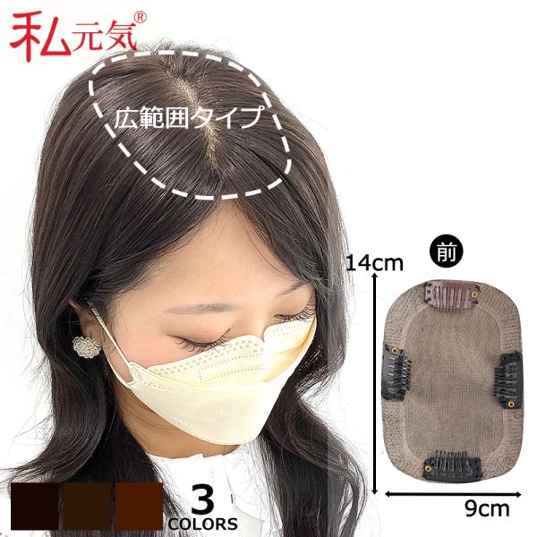 部分ウィッグ 全国カット 返品交換OK 大面積 9×14cm 自然 通気性 分け目自由 人毛 総手植...