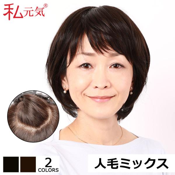 フルウィッグ 返品交換OK 人毛 ウィッグ ショート ボブ 女性 上品 エレガント 爽やか 私元気 ...