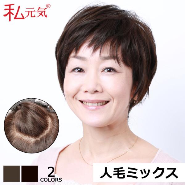 フルウィッグ 返品交換OK 人毛 ウィッグ ショート 医療用ウィッグ 女性 かつら ミセス 通気性 ...