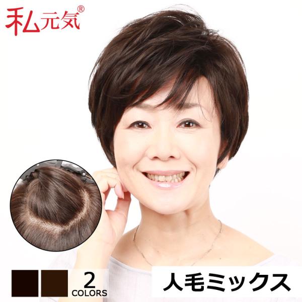 フルウィッグ 返品交換OK 人毛 ウィッグ ショート ボブ 人毛ウィッグ 女性 上品 エレガント 爽...