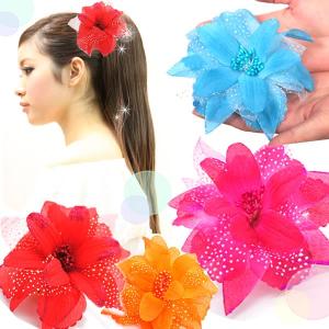 コサージュ　浴衣　フラダンス　フラ　ヘアアクセ　アクセサリー　花　コサージュ　フラワー　kc84