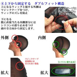 ウィッグ ネット 医療用ウィッグネット インナ...の詳細画像2