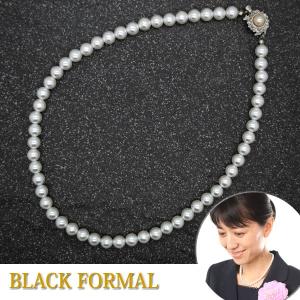 本真珠ネックレス 【7.5〜8mm】 冠婚葬祭 パール イヤリング