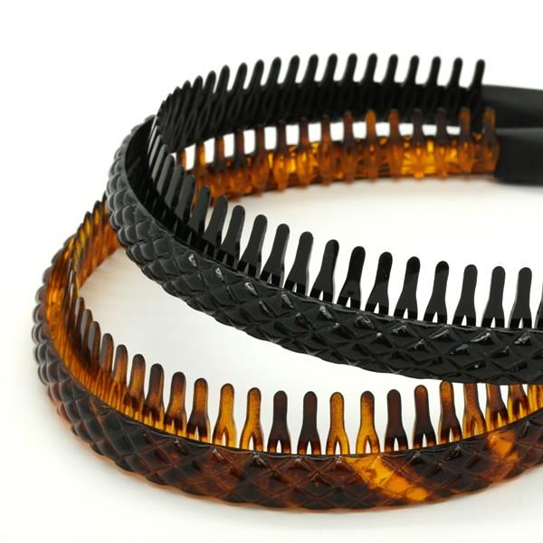 【期間限定送料無料】カチューシャ 痛くない いたくない 日本製  コーム くし付き メンズ 前髪  ...