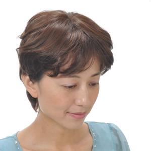 ウィッグ ヘアピース 耐熱 ミセス 部分ウィッ...の詳細画像4