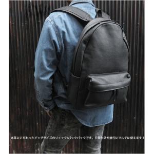 本革 レザーリュック 牛革 リュックサック A...の詳細画像3