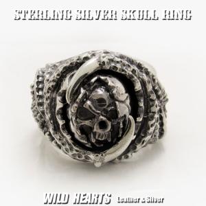 スカル ハーレー ナックル パンヘッド リング エンジンモチーフ