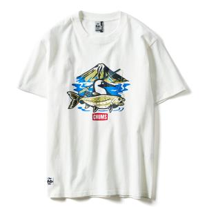 ジョインター×チャムス フィッシングTシャツ レイクトラウト L 【ホワイト】 (CHUMS)の商品画像