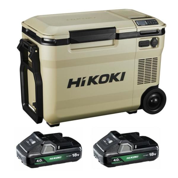 ハイコーキ 18V コードレス冷温庫 25L UL18DBA 蓄電池×2セット 限定仕様（HiKOK...