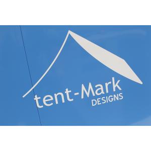 テンマクデザイン　カッティング ステッカー ホワイト【スクエア】（tent-Mark DESIGNS）