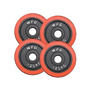 BODYMAKER（ボディメーカー） ラバープレート1.25kg「2枚」/ バーベル