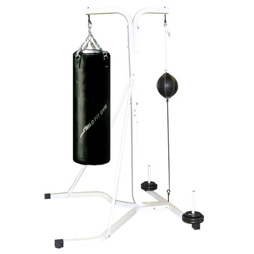 Yベース サンドバッグセット Φ40X100cm 自宅 サンドバッグ 吊り下げ トレーニング スタン...