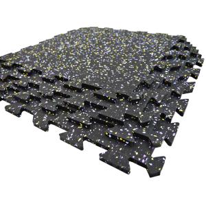 ジムマット(ラバー) ４枚組 エッジなし ギャラクシー(3色mix)