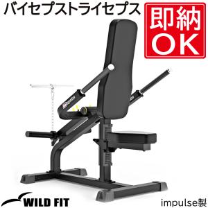 バイセプストライセプス / 送料無料 ジム 自宅 業務用 トレーニングベンチ プリチャーカール ワイルドフィット｜wildfit