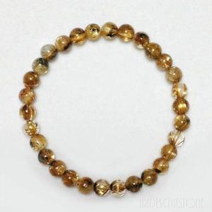 キャッツアイルチルクォーツブレスレット 10mm玉 ギフトボックス付き