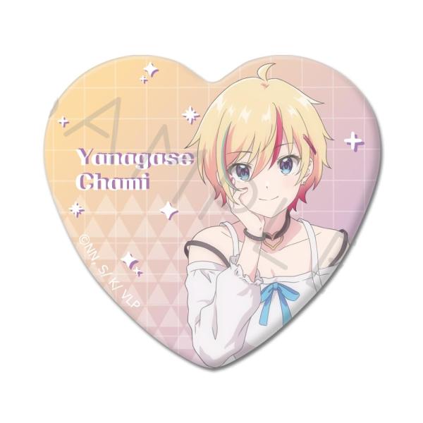 TVアニメ『VTuberなんだが配信切り忘れたら伝説になってた』 [柳瀬ちゃみ] ハート型缶バッジ ...