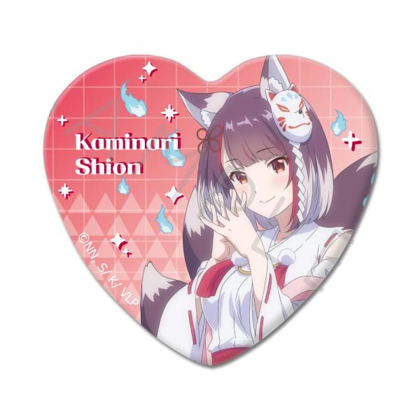 TVアニメ『VTuberなんだが配信切り忘れたら伝説になってた』 [神成シオン] ハート型缶バッジ ...
