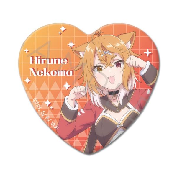 TVアニメ『VTuberなんだが配信切り忘れたら伝説になってた』 [昼寝ネコマ] ハート型缶バッジ ...