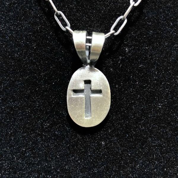 インディアンジュエリー　ハリー・スペンサ−　ナバホ族 クロスモチーフ ペンダント