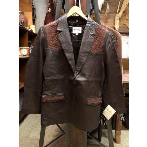 【希少】スカリー　レザージャケット　テーラード　ウエスタン　本革 モード(40) Scully スカリー レザー ジャケット ウエスタン調 40 : WILD