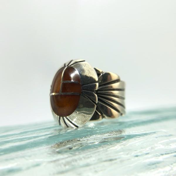 シルバーリング インディアンジュエリー リング シルバーアクセサリー 指輪 8号 019