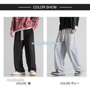 スウェットパンツ メンズ ワイドパンツ スエッ...の詳細画像2