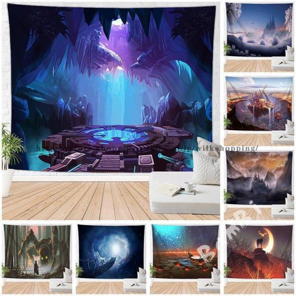 タペストリー おしゃれ 北欧 インテリア 雑貨 壁掛け 絵 布 大判 壁 飾り オーダー