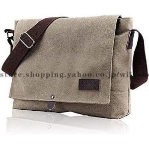 ショルダーバッグ メンズ 大容量 斜めがけ ショルダー 肩掛け キャンバス 帆布 a4 カバン