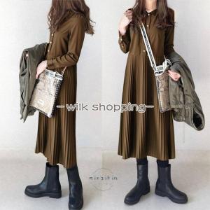 リネンワンピース 森ガール 長袖 レディース マキシワンピース 体型