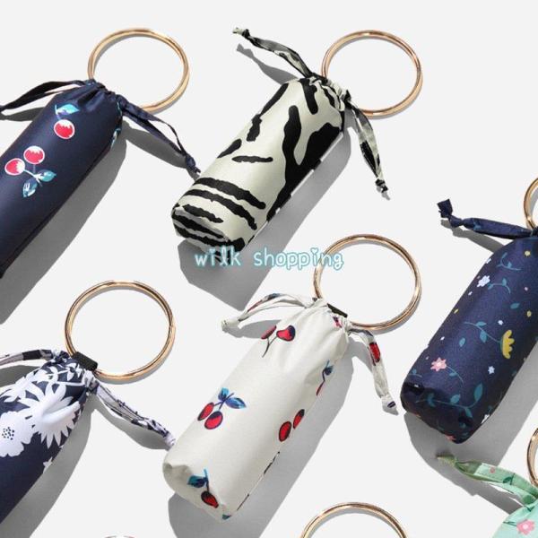 五段折り折りたたみ傘 ひんやり傘 晴雨兼用 手動開閉 撥水 軽量 折り畳み 傘 レディース 遮光 U...