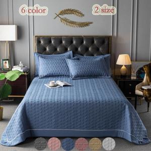 ベッドカバー ベッドスプレッド キルト 薄手の上掛け布団 3点セット