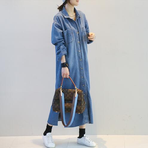 デニムコート アウター レディース デニム コート オシャレ 上品 ロング丈 通勤 秋服 大きいサイ...