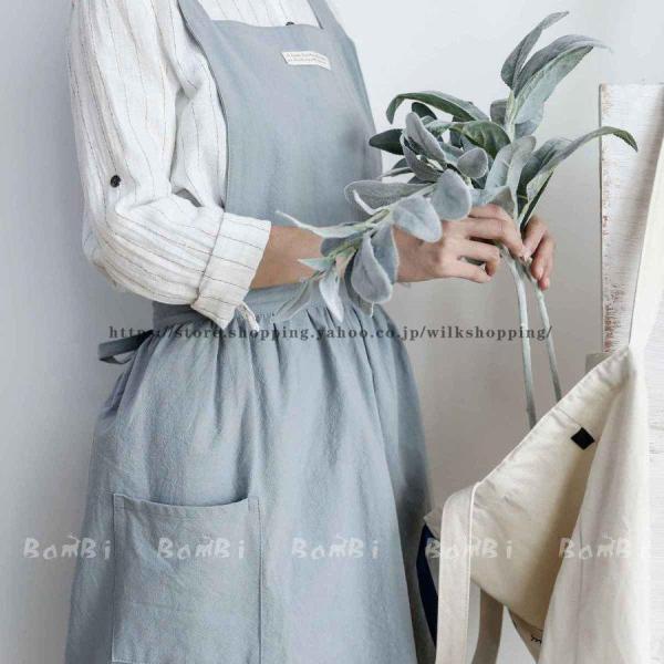 エプロン おしゃれ 保育士 大きいサイズ ドレス 北欧 カフェ 仕事用 家庭用 キッチン