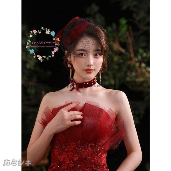 パーティーハット 花嫁 ブライダル ヘアアクセサリー 二次会 安い ヘッドドレス ハット 成人式 結...