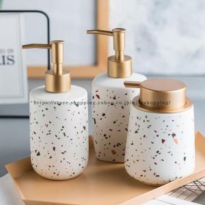 液体タイプ ソープディスペンサー 陶磁器 テラ...の詳細画像1