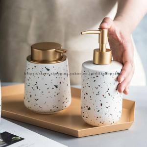 液体タイプ ソープディスペンサー 陶磁器 テラ...の詳細画像3