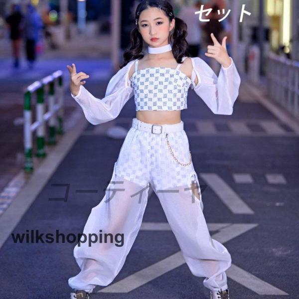 キッズダンス衣装 練習着   演出用　 団体服　ヒップホップ服セット　 バスドラム用服 　流行　風潮...