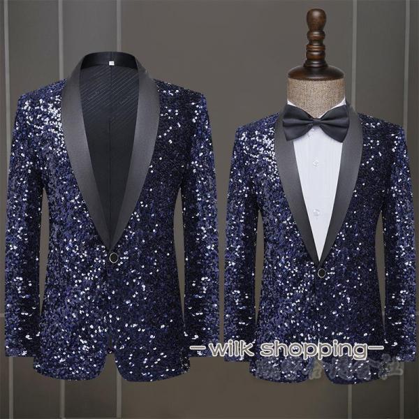 歌手クラブ ステージ衣装 メンズスーツ ジャケット カラオケ衣装ジャケット ジャズダンス衣装 派手 ...