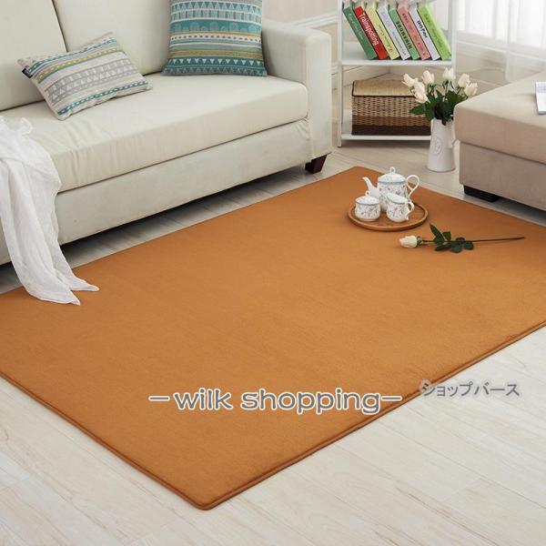 ラグ カーペット 洗える おしゃれ オールシーズン 防ダニ ラグマット 滑り止め付 フランネル ホッ...