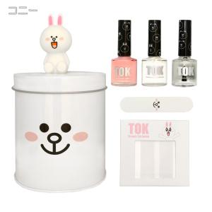 TOK ラインフレンズ ネイル缶 ネイルポリッシュセット （サリー