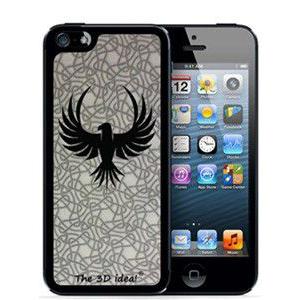 不思議な浮き出る 3Dホログラムスキンシート for iPhoneSE/5s/5 Skin BIRD バード　鳥 3D-SK-MBI