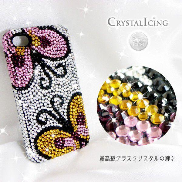 Lux Mobile Butterfly, Crystal Case for iphone4s ケー...