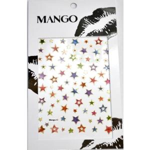 MANGO ネイル ステッカー シール MNG17 スター 星｜will-be-mart
